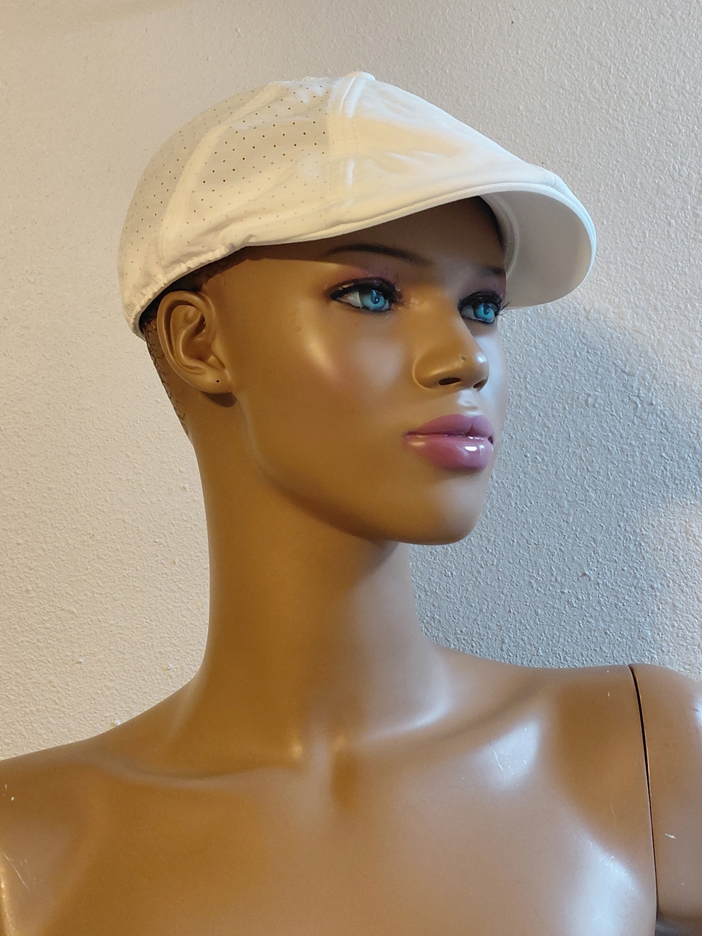 Classic White Women’s Flat Cap